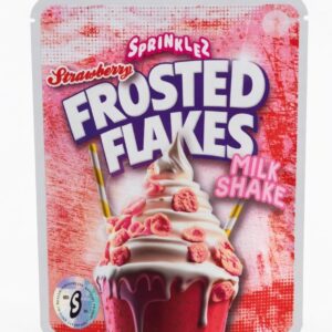 Strawberry Frosted Flakes Milkshake | Sprinklez Sweet Cereal Flavor